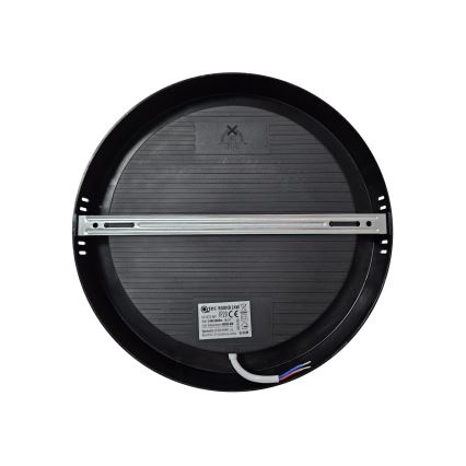 Plafón LED ROUND LED/24W/230V 4000K diá. 28,8 cm negro