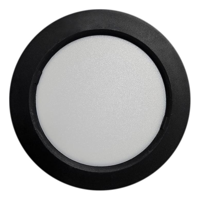 Plafón LED ROUND LED/6W/230V 4000K diá. 12,1 cm negro