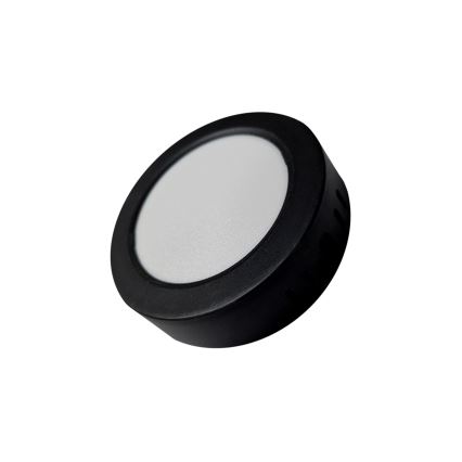 Plafón LED ROUND LED/6W/230V 4000K diá. 12,1 cm negro
