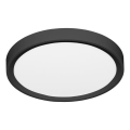 Plafón LED SALY LED/50W/230V 3000/4000/6000K diá. 60 cm IP40 negro