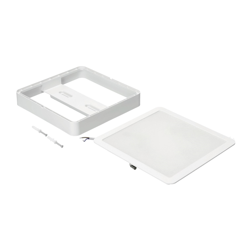 Plafón LED SIGARO SQUARE LED/18W/230V 4000K IP40