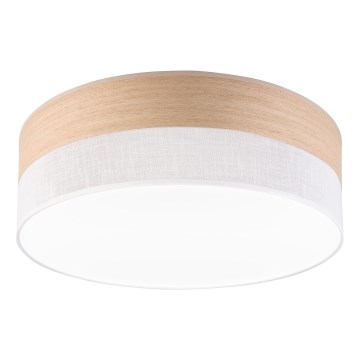 Plafón LED SIRJA WOOD LED/36W/230V diá. 45 cm blanco/roble