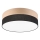 Plafón LED SIRJA WOOD LED/36W/230V diá. 45 cm negro/roble