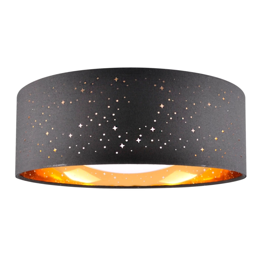 Plafón LED TULUZA LED/18W/230V diá. 32 cm negro