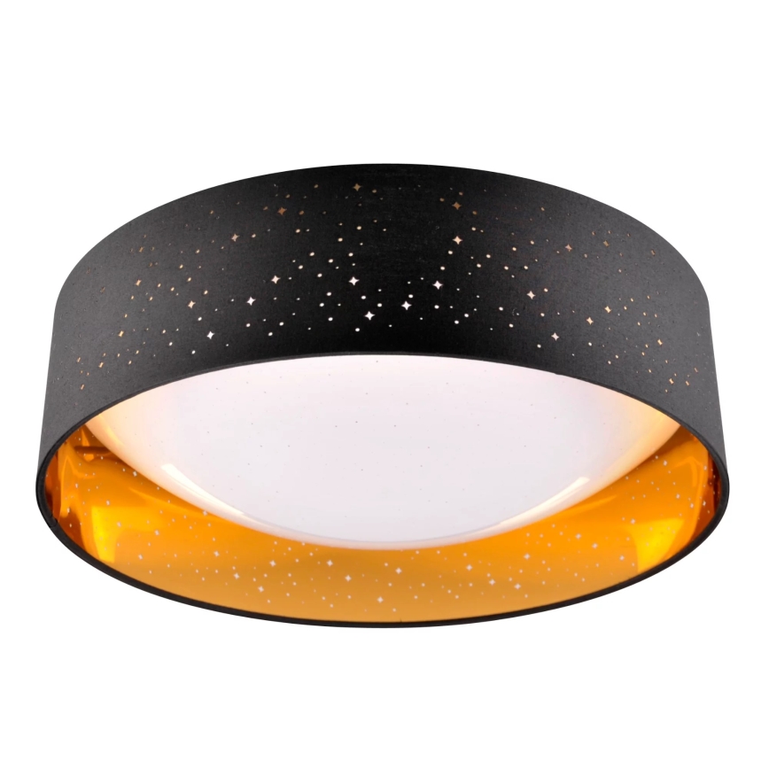Plafón LED TULUZA LED/24W/230V diá. 40 cm negro