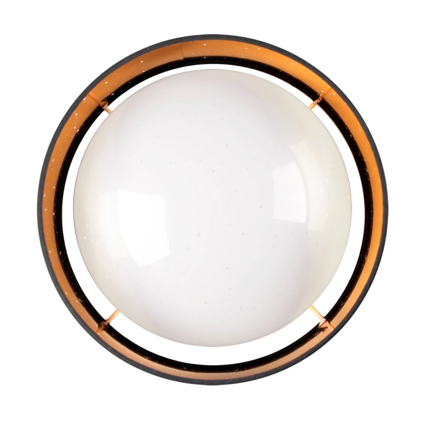 Plafón LED TULUZA LED/24W/230V diá. 40 cm negro