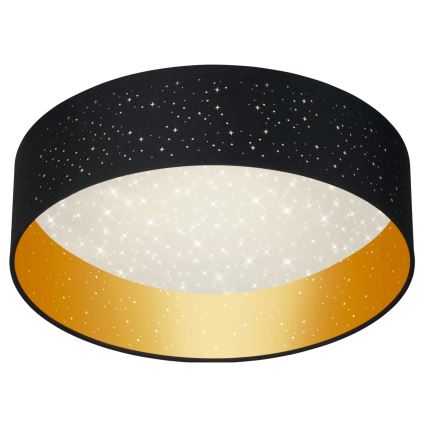 Plafón LED TULUZA LED/24W/230V diá. 40 cm negro