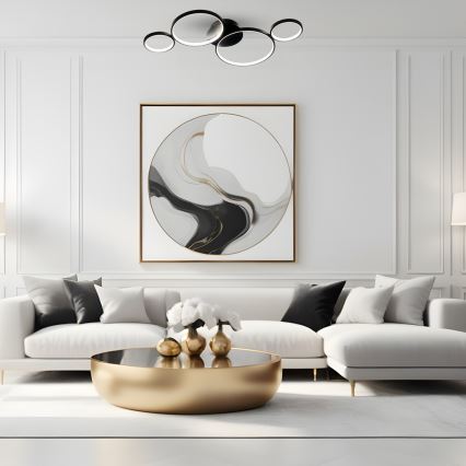 Plafón LED UNIVERSE LED/30W/230V negro