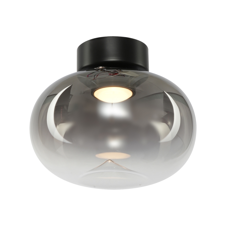 Plafón LED VASO LED/4W/230V diá. 18 cm ahumado