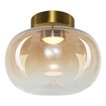 Plafón LED VASO LED/4W/230V diá. 18 cm dorado/ahumado