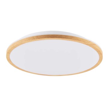 Plafón LED WOODY LED/15W/230V diá. 28 cm