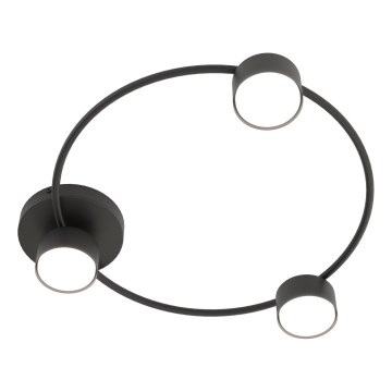 Plafón LUCIO 3xGX53/12W/230V negro
