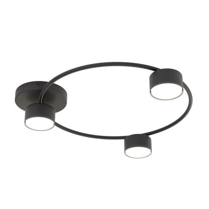 Plafón LUCIO 3xGX53/12W/230V negro