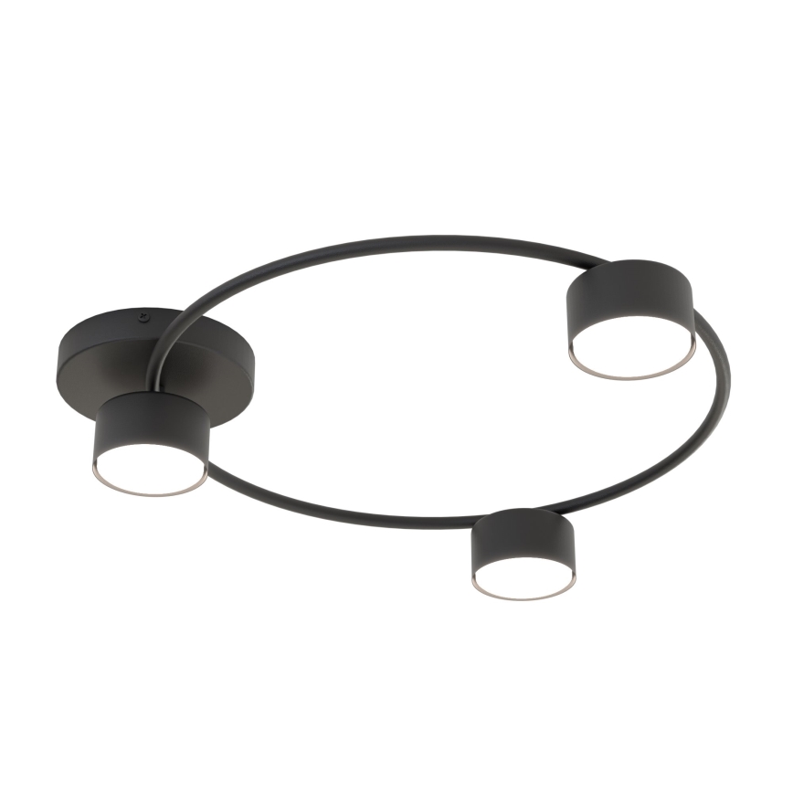 Plafón LUCIO 3xGX53/12W/230V negro