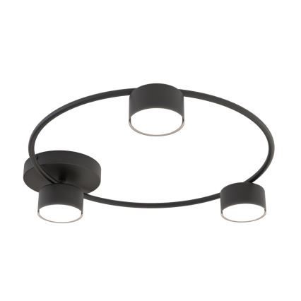 Plafón LUCIO 3xGX53/12W/230V negro