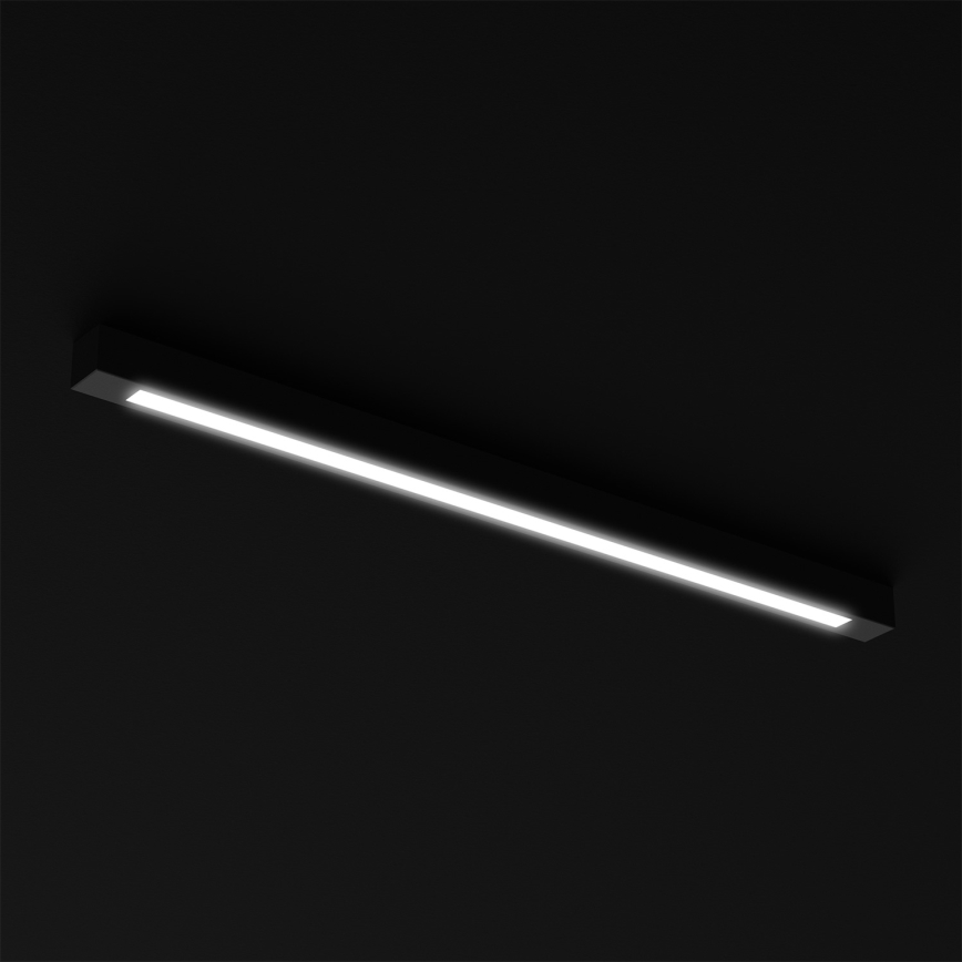 Plafón LUNGO T8 1xG13/18W/230V negro