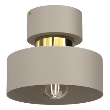 Plafón MARTI 1xE27/15W/230V beige/dorado