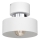 Plafón MARTI 1xE27/15W/230V blanco/cromo brillante