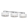 Plafón MARTI 3xE27/15W/230V blanco/cromo brillante