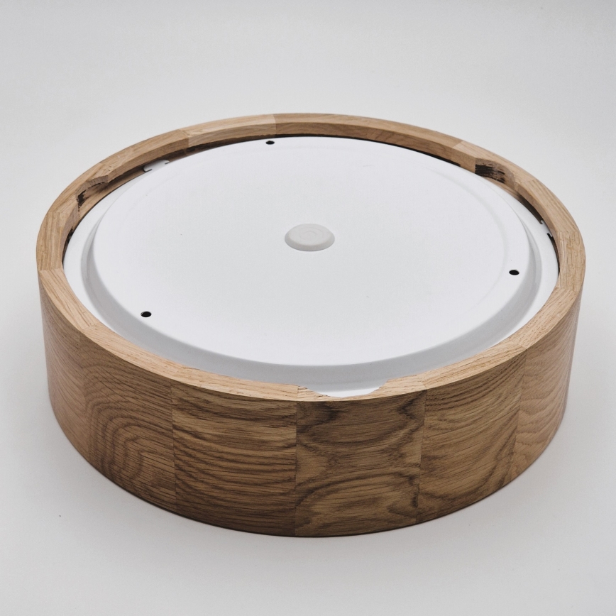 Plafón de baño OAK 2xE27/15W/230V IP54 roble ø 27 cm