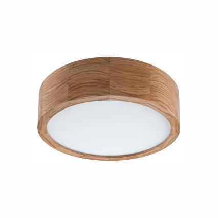 Plafón de baño OAK 2xE27/15W/230V IP54 roble ø 27 cm