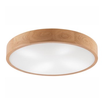 Plafón OAK 4xE27/60W/230V ø 57 cm roble