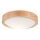 Plafón OAK SLIM 1xE27/60W/230V roble ø 27 cm