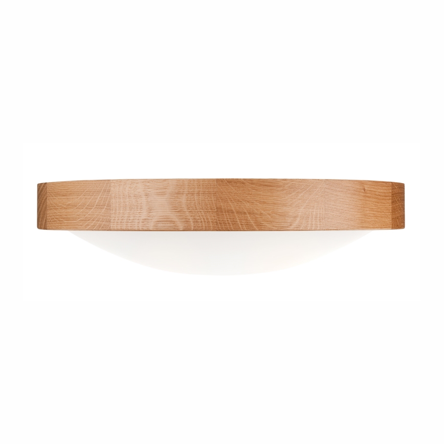 Plafón OAK SLIM 2xE27/60W/230V roble ø 37 cm