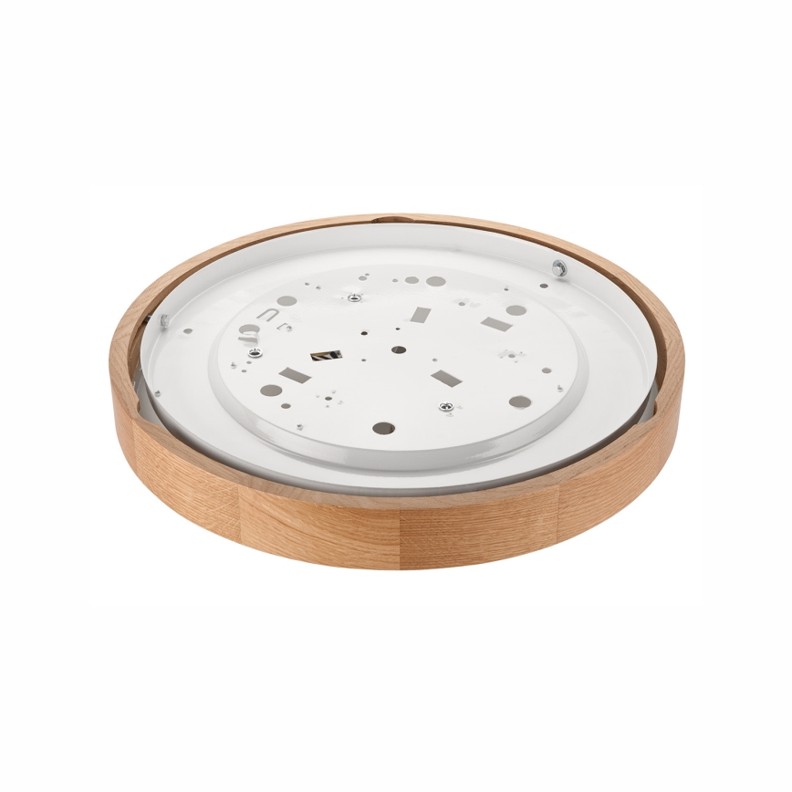 Plafón OAK SLIM 2xE27/60W/230V roble ø 37 cm