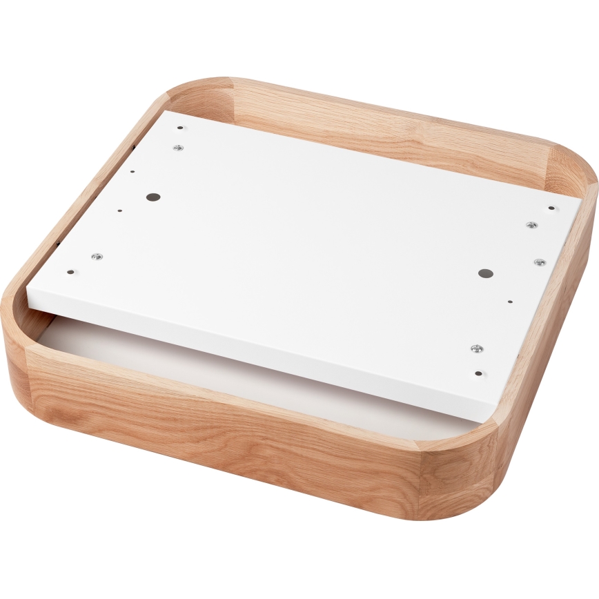 Plafón OAK SQUARE 4xE27/15W/230V 45x45 cm roble