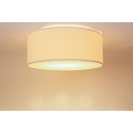 Plafón RAYS 2xE27/60W/230V d. 60cm beige