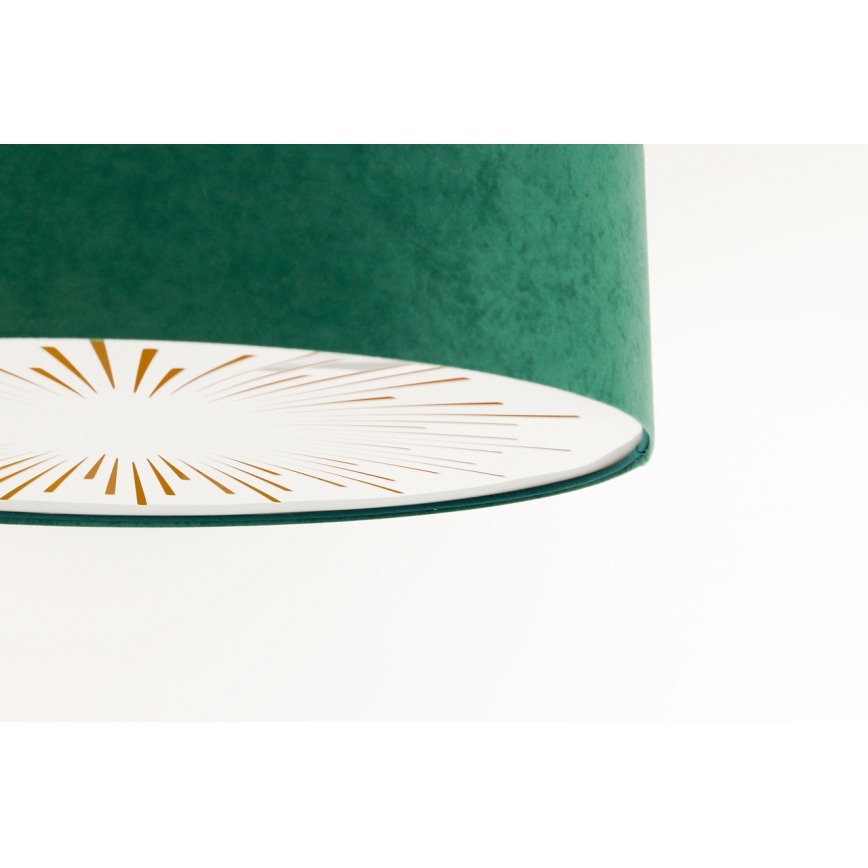 Plafón RAYS 2xE27/60W/230V d. 60cm verde