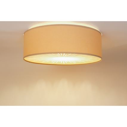 Plafón RAYS 2xE27/60W/230V diá. 40 cm blanco