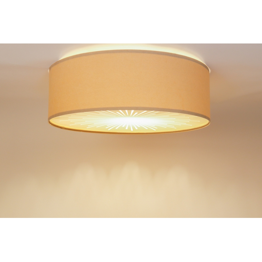 Plafón RAYS 2xE27/60W/230V diá. 40 cm blanco
