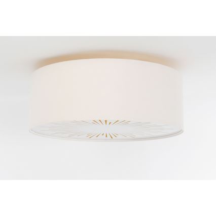 Plafón RAYS 2xE27/60W/230V diá. 40 cm blanco