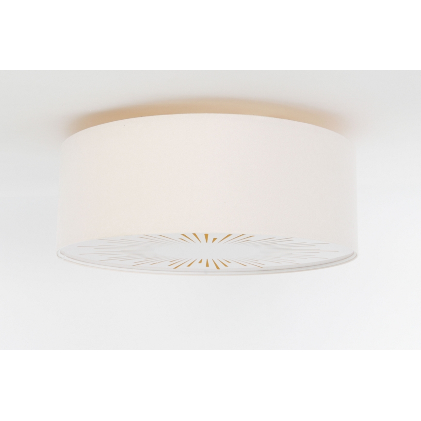 Plafón RAYS 2xE27/60W/230V diá. 40 cm blanco