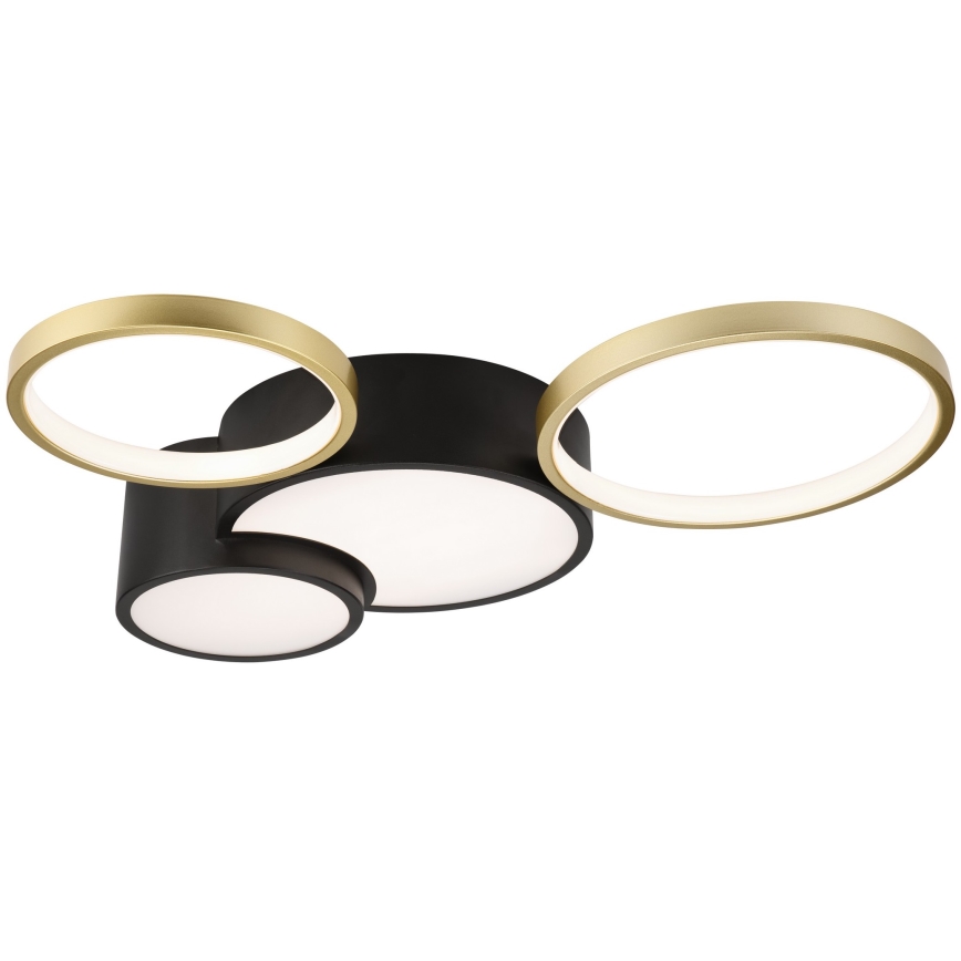 Plafón regulable ALIZEE LED/30W/230V 3000-6500K negro/dorado