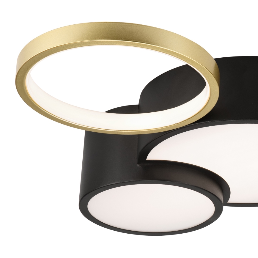 Plafón regulable ALIZEE LED/30W/230V 3000-6500K negro/dorado