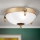 Plafón ROCCA 2xE27/60W/230V diá. 31 cm bronce/blanco