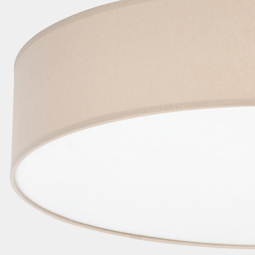 Plafón RONDO 4xE27/15W/230V diámetro 61 cm beige