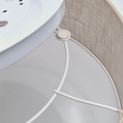 Plafón SIRJA 1xE27/60W/230V diá. 35 cm beige