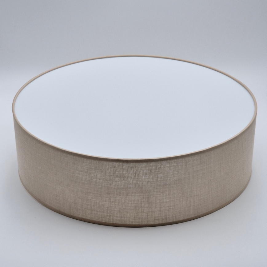 Plafón SIRJA 2xE27/60W/230V diámetro 45 cm beige