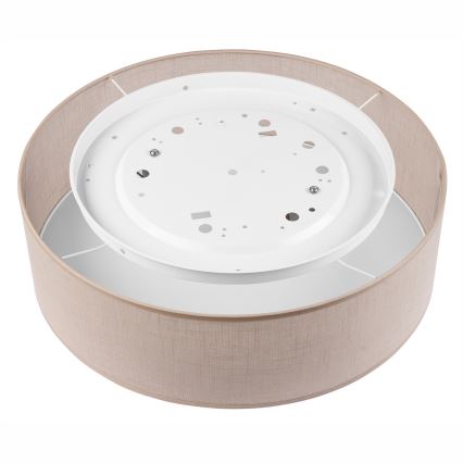 Plafón SIRJA 2xE27/60W/230V diámetro 45 cm beige