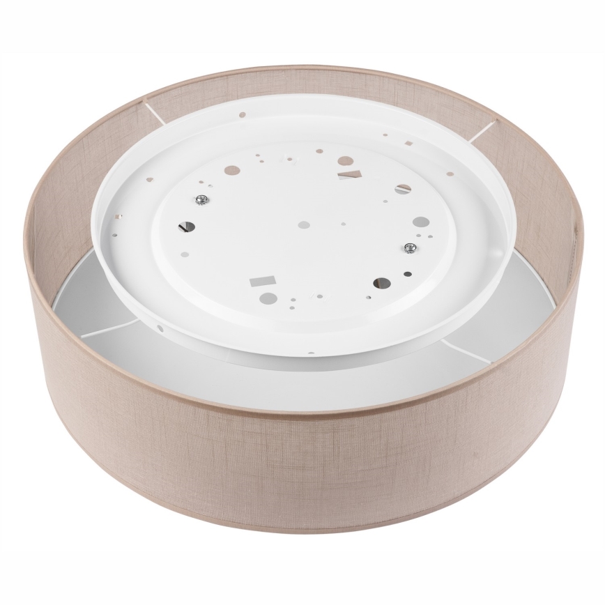 Plafón SIRJA 2xE27/60W/230V diámetro 45 cm beige