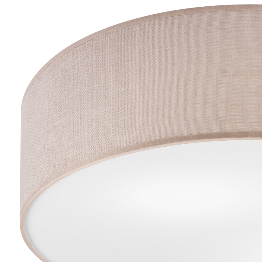 Plafón SIRJA 2xE27/60W/230V diámetro 45 cm beige