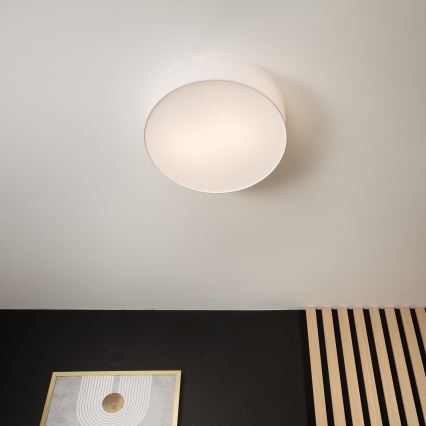 Plafón SIRJA 2xE27/60W/230V diámetro 45 cm blanco