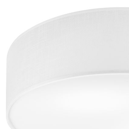 Plafón SIRJA 2xE27/60W/230V diámetro 45 cm blanco