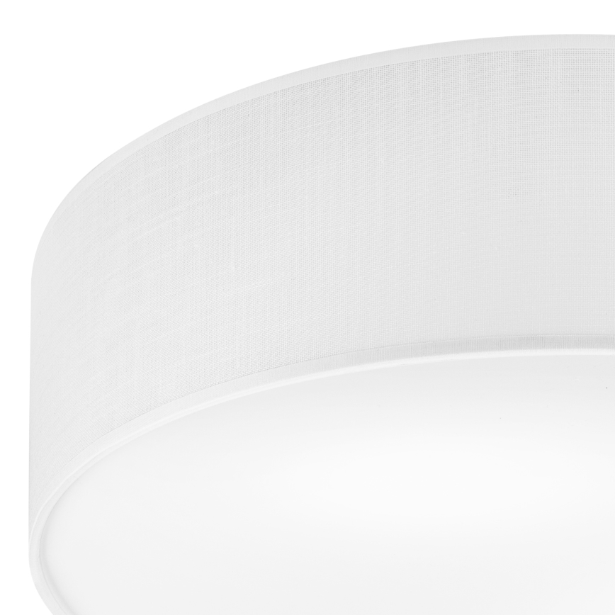 Plafón SIRJA 2xE27/60W/230V diámetro 45 cm blanco