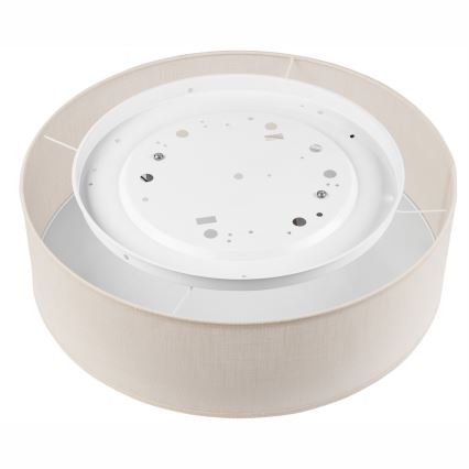Plafón SIRJA 2xE27/60W/230V diámetro 45 cm color crema