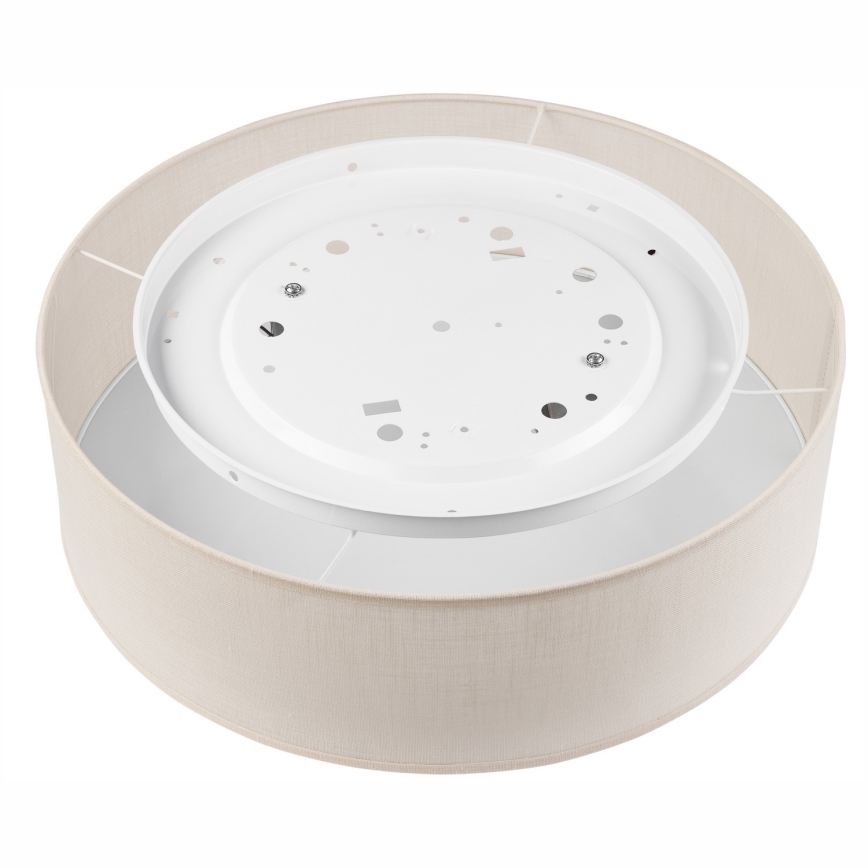 Plafón SIRJA 2xE27/60W/230V diámetro 45 cm color crema